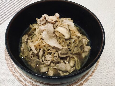 切干大根と豚肉の炒め煮